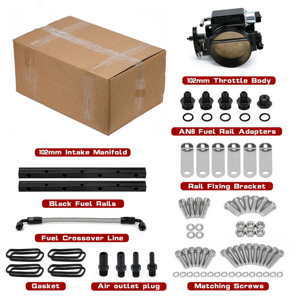 Colector de admisión de bajo perfil Trans AM para Pontiac Firebird Formula 1998-2002  Foto 2 de 4