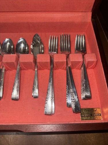 Vintage Rogers 1881 Oneida Silverplate Set Proposal 8+ Fassungen 60 Teile - Bild 2 von 7