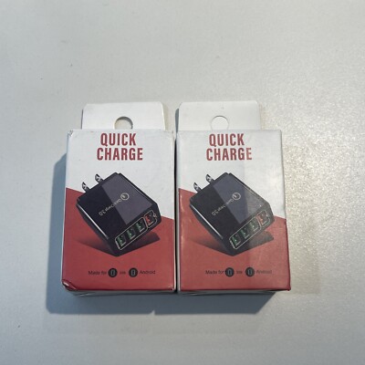 Quick Charge 3.0 Four Port Charging Block For IOS And Android Two Pack