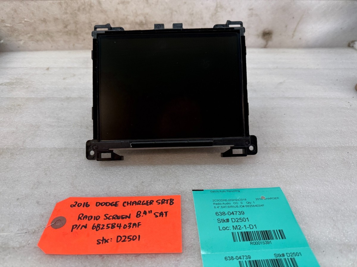 16 DODGE CHARGER SRT OEM 8.4