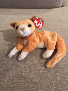 beanie baby orange cat