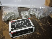 ACCO Loose Leaf Binder Rings, three pounds all mix in sizes.