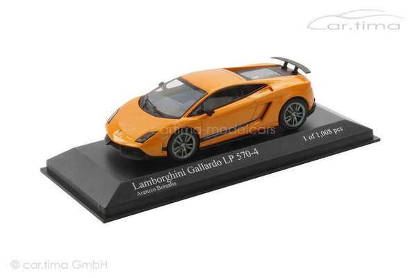 Lamborghini Gallardo Lp 570-4 Superleggera Arancio Borealis Minichamps 1:43 4001-image