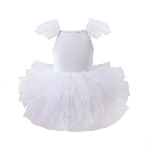 US Kids Girls Ballet Dance Dress Leotard Gymnastics Tutu Skirt Ballerina Costume - Picture 17 of 18
