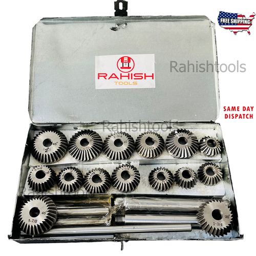 Engine Valve Seat High Carbon Steel Face HCS Cutter Set 15 Pcs ACTOOLS AU - Picture 2 of 14