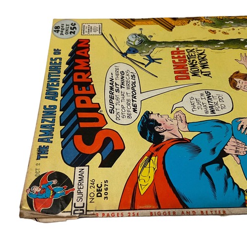 Superman No 246 DEC 1971 DC COMICS Curt Swan Cover - 第 7/13 張圖片