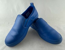 LACOSTE Gazon leather kid blue size 12 pre-owned