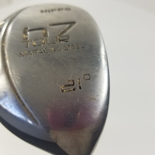 Hippo Tour H7 Tour Maraging Steel 21* H7 Regular Flex Graphite Shaft RH 40" - Picture 2 of 10