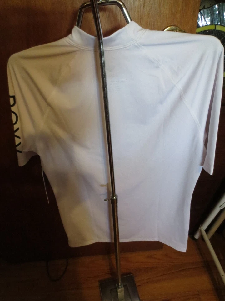 Protector solar Roxy Rashguard blanco manga corta para mujer UPF+50 talla XL NUEVO CON ETIQUETAS Foto 4 de 4