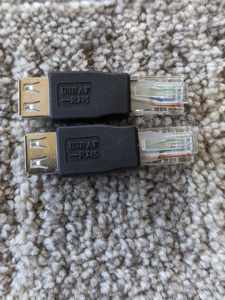 8pcs USB AF-USB, USB-RJ11, (2)USB-RJ45, (2)USB-Mini 5P,  USB-Mini 4P, USB-USB BM - Image 2 of 4