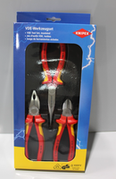 Knipex 00 20 12 Vde Zangen-Set 3-Teilig Elektro-Paket (Sb-Karte/Blister) Neu