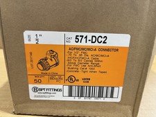 Box of 50 Bridgeport 571-DC2 1/2" AF/FMC/MC/MCI-A Connector