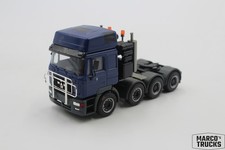 Herpa MAN F2000 Schwerlastzugmaschine 8x4 grau/blau Umbau 1:87 /H27532
