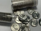 1954 S BU WASHINGTON QUARTER ROLL LOT / 2 ROLLS  / 80  COINS - SHARP ROLLS