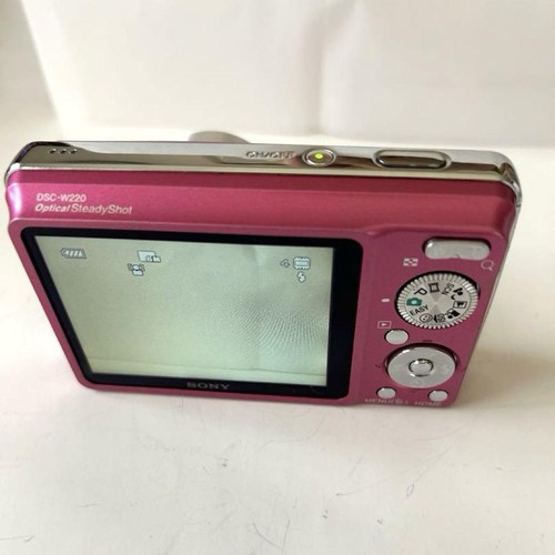SONY Cyber-shot DSC-W220 Pink Digital Compact Camera 12.1 MP 4x Optical Zoom - Picture 7 of 12