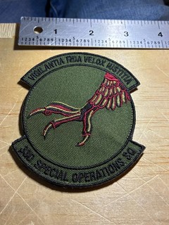 2000's? US AIR FORCE PATCH 33rd SPECIAL OPERATIONS SQUADRON ORIGINAL VARIANT!