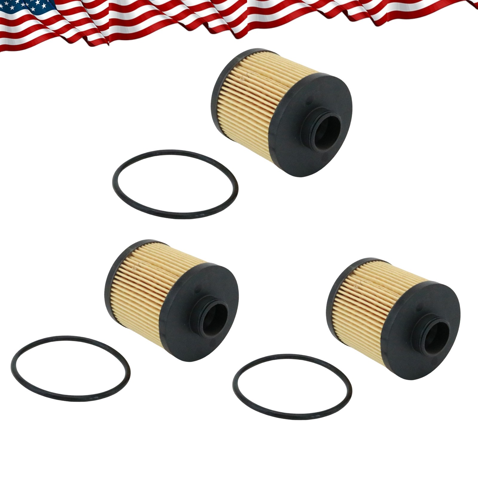 3X For Lamborghini Gallardo Spyder Coupe Superleggera SE Base Nera Oil Filter US