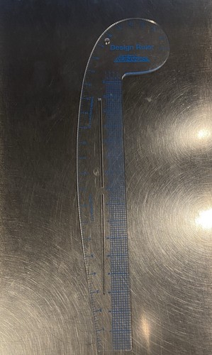 Dritz Styling Design Ruler 4 Rulers in 1 Altering Patterns Garments Sewing **