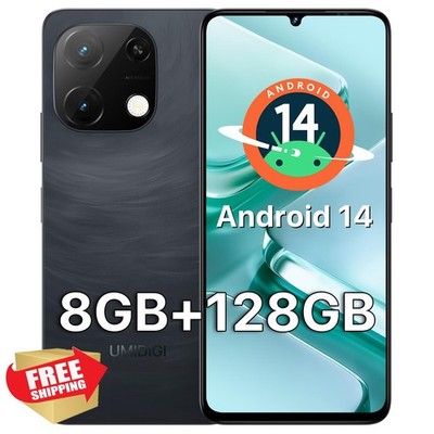 UMIDIGI G9T 4G Android 14 6.75'' HD+ 128GB Unlocked Phone