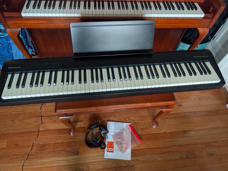 Roland FRP Nuvola EX Digital Piano With Headphones and Manual