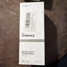 The Ordinary Glycolic Acid 7 Toning Solution Direct Acids 240mL 8oz New