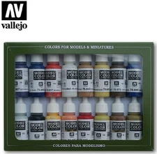 Vallejo Acrylic Paints 70147 American Colonial Paint Set (16-Pack)