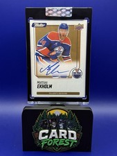 2025-26 Upper Deck Clear Cut Mattias Ekholm Retro Auto Edmonton Oilers