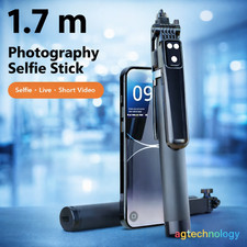 Selfie Stick Tripod 67  1.7M Bluetooth Remote Extendable Phone Camera Stand
