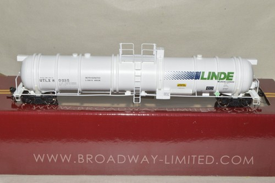 #ad HO scale Broadway Limited Imports cryogenic tank car train LINDE GAS 80056 $60.00