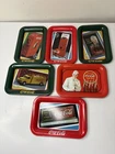 Vintage Coca-Cola Mini Serving Change Trays 1998 Set of 6 - 6.5"x4.75"