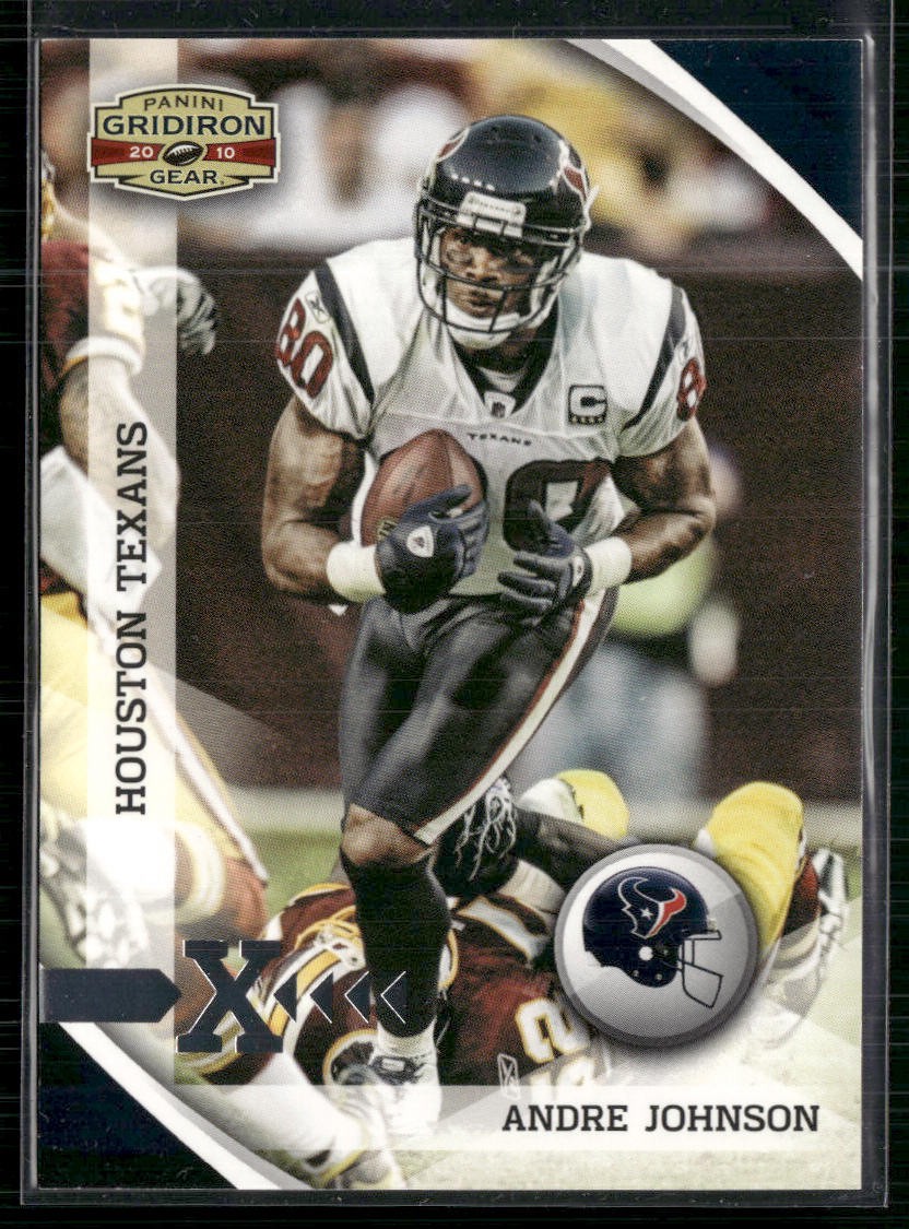 2010 Panini Gridiron Gear #55 Andre Johnson Silver X's #/250
