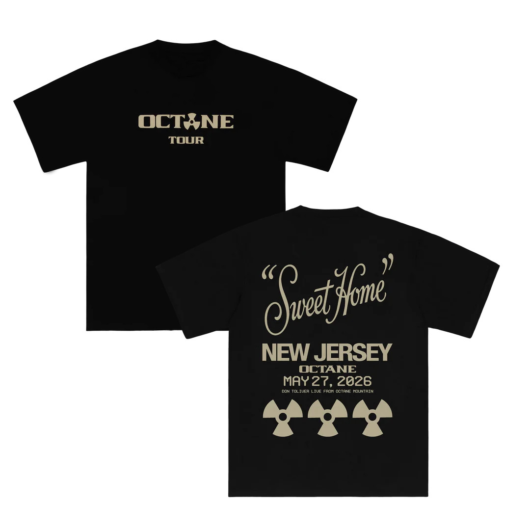Don Toliver Merch - Octane "Sweet Home" New Jersey On May 27, 2026 T-Shirt