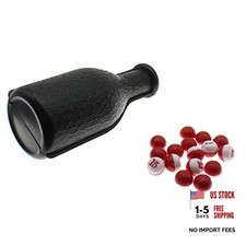 Billiard Shaker Pool Snooker Billiard Table Kelly Pool Shaker Bottle with Red