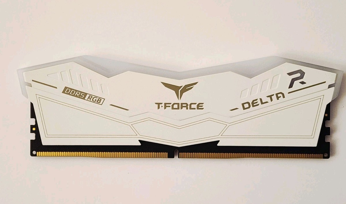 RAM Team T-Force 16GB 5200MHz DELTA RGB DDR5 DESKTOP MEMORY WHITE