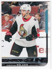 2018-19 Upper Deck Young Guns CHRISTIAN WOLANIN #460 Senators YG SP RC Rookie