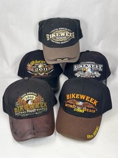  5 NOS Daytona Beach Bike Week Hat Cap Collection Biker Rally Florida