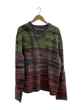 DIESEL 22SS K-PROVO Knit Sweater (Lightweight) XL Cotton Multicolor All-Over Pri