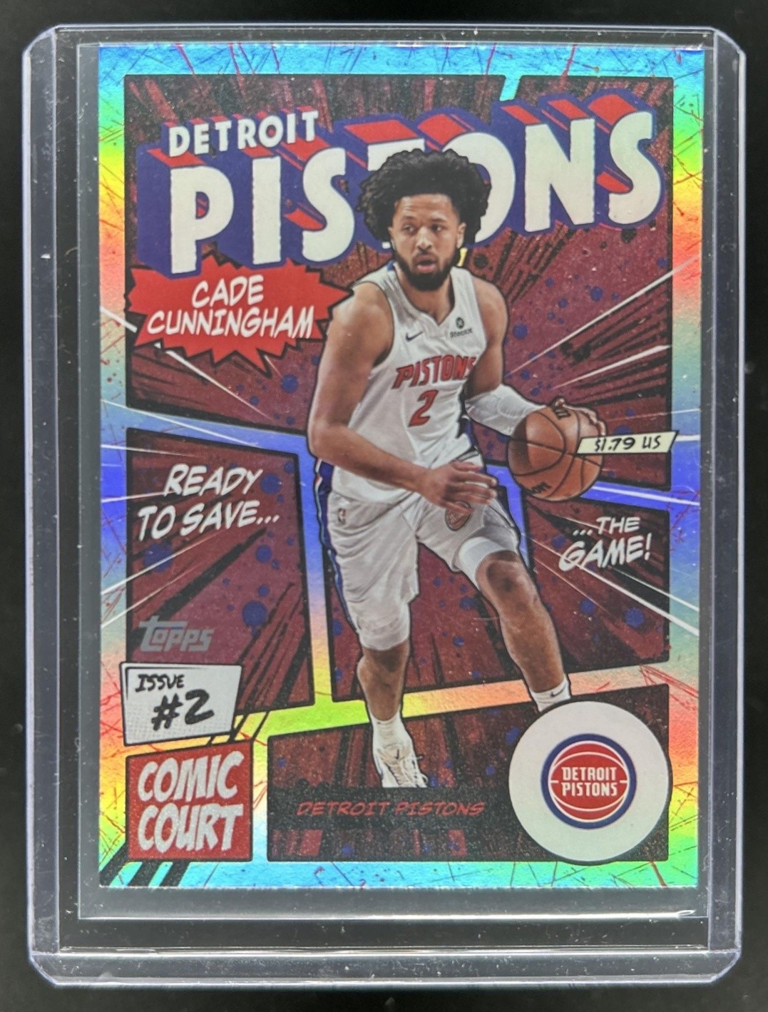2025-26 Topps Cade Cunningham Comic Court #CC-5 Pistons