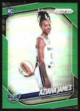 2025 Panini Prizm WNBA Aziaha James Green Prizms #141 Dallas Wings
