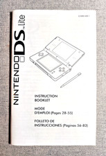 Nintendo DS Lite Console Instruction Manual C/USG-USZ-1 - Console Owners Manual