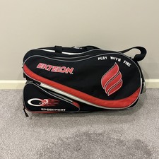 Ektelon O3 Speedport Racquetball Bag Large Duffle Play With Fire Black Red Gear