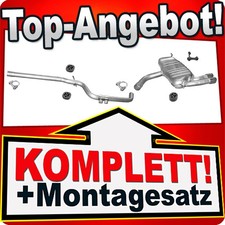 Auspuff für SEAT LEON (1P1) / SEAT ALTEA 2.0 TDi 136/140PS Auspuffanlage