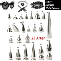 Metall Leder Nieten Killer Nieten Spitznieten Punk Gothic Spike Ziernieten Diy