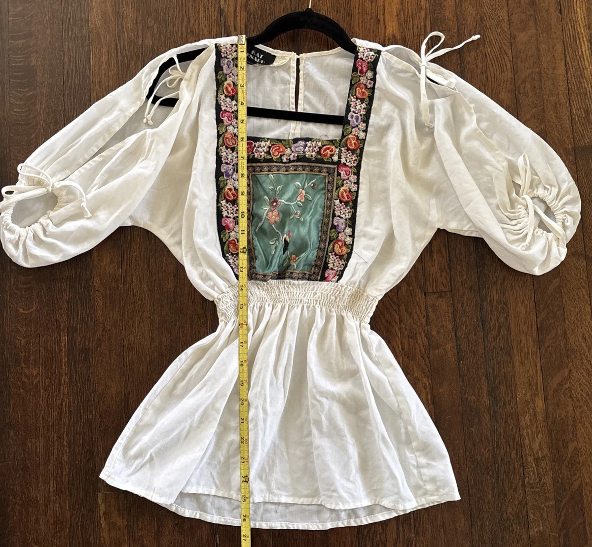T-shirt con maniche ad aletta in pizzo Donna, Bianco | TWINSET Milano