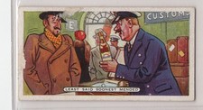 Ardath cigarette Card 1936 Proverbs. #19 Customs confiscation
