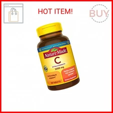 Nature Made Extra Strength Vitamin C 1000 mg, Dietary Supplement for Immune Supp