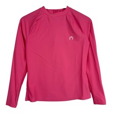 Cabana Life Womens Rashguard Top Pink 50 UV Protection - S