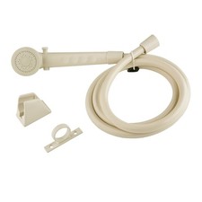 Dura Faucet Df-Sa130-Bq Rv Shower Head And Hose Bisque Parchement