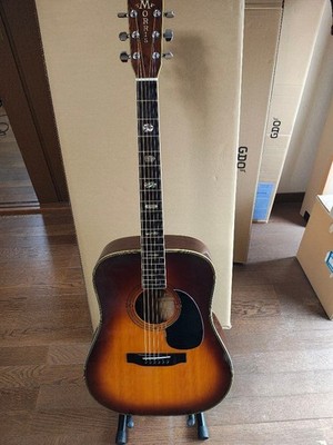 Acoustic Guitar Morris W-50 1979 Spruce Top Sunburst with Hard Case
