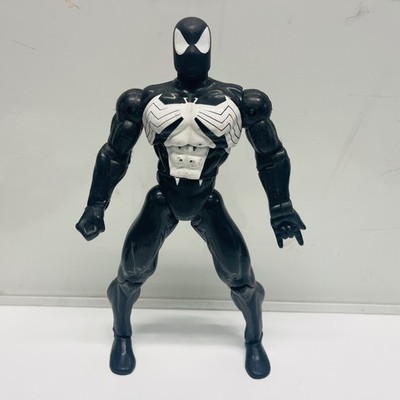 Spider-Man Black Symbiote suit TOYBIZ Marvel Superheroes Deluxe 10  loose